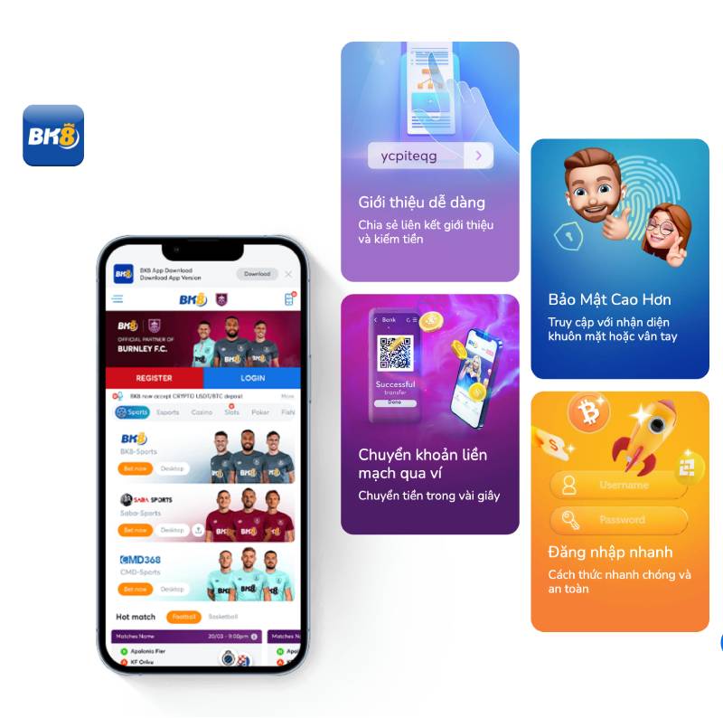 Bảo mật và hỗ trợ khách hàng tại BK8 tận tâm